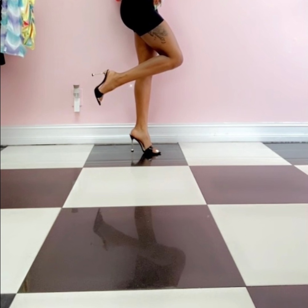 Black heels